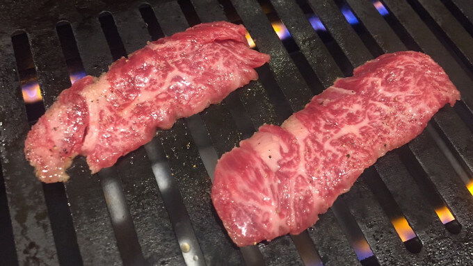 2枚の焼肉